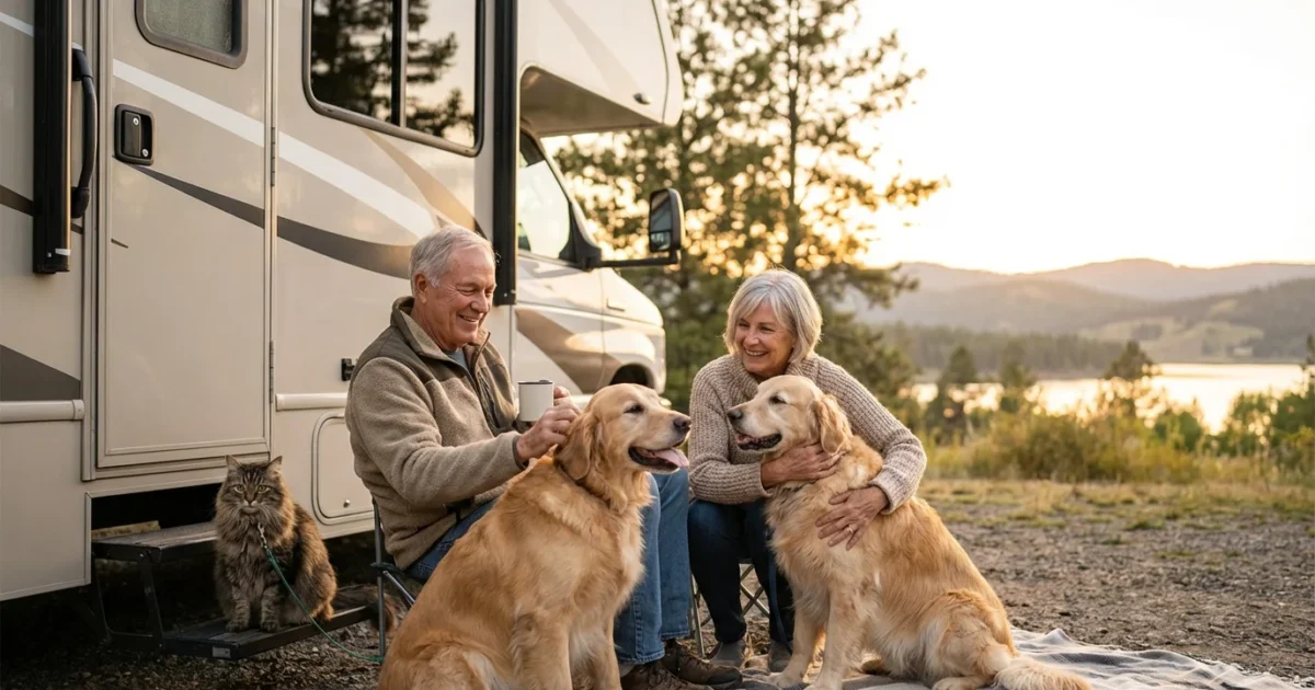 Pets and RVing: Traveling with Furry Friends as a Senior - guide