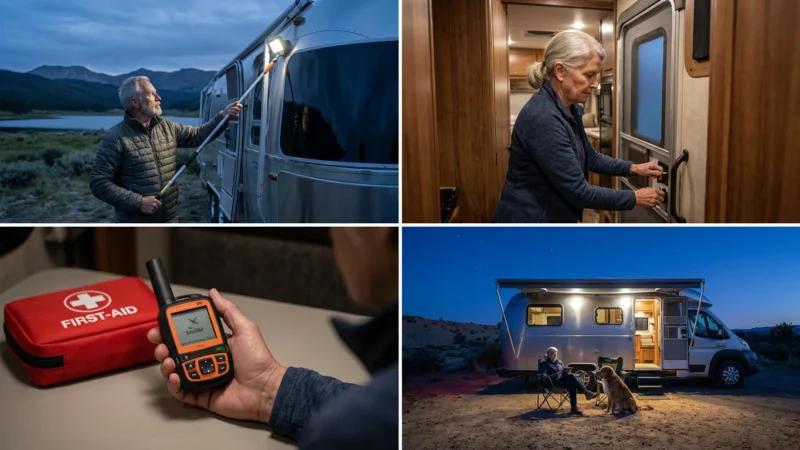 Solo RVing as a Senior: Safety and Security Tips - guide